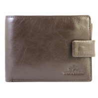 Brązowy portfel męski Wittchen, kolekcja Italy z klipsem