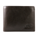 Skórzany klasyczny męski portfel Wittchen RFID kolekcja Italy, brązowy