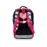 Plecak trzykomorowy dla dziewczynki Topgal COCO 21006 G KWIATY