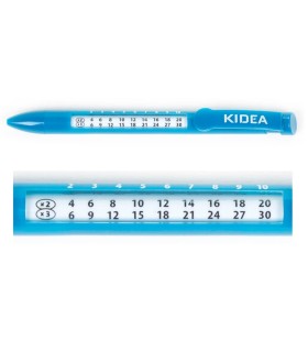 Długopis automatyczny z tabliczką mnożenia Kidea niebieski