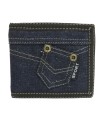 Portfel młodzieżowy sportowy JEANS ciemny granat DH-308