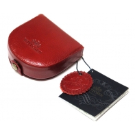 Portmonetka Wittchen "podkówka", kolor czerwony, kolekcja: Italy