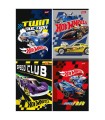 4 SZT X ZESZYT W TRZY LINIE A5 16 KARTEK HOT WHEELS