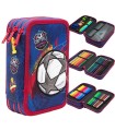 PIÓRNIK POTRÓJNY Z WYPOSAŻENIEM COOLPACK JUMPER 3 FOOTBALL