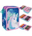 PIÓRNIK POTRÓJNY Z WYPOSAŻENIEM COOLPACK JUMPER 3 UNICORN