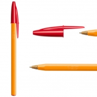 Długopis BIC Orange Original Fine 0,8 mm, czerwony