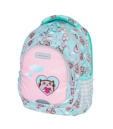  Plecak szkolny trzykomorowy Astra BAG AB330 KITTY'S WORLD