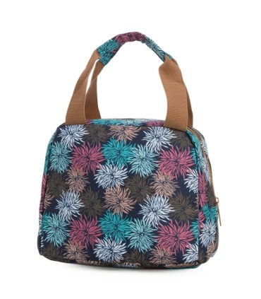 Wittchen torba na lunch / jedzenie z termoizolacją, w kwiaty, 56-3-021-9P