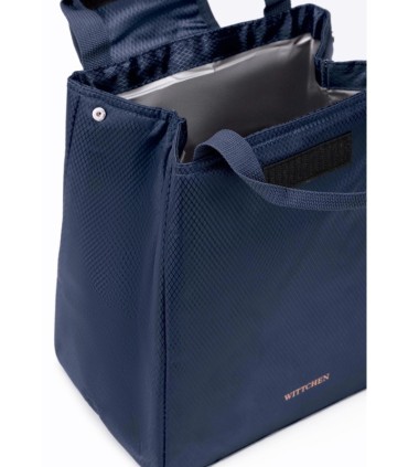 Wittchen torba na lunch / jedzenie z termoizolacją, trapezowa, granatowa