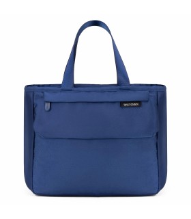 Wittchen niebieska torba na lunch / jedzenie z termoizolacją, kieszeń na przodzie