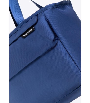 Wittchen niebieska torba na lunch / jedzenie z termoizolacją, kieszeń na przodzie