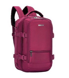 Plecak do samolotu / tanie linie lotnicze / bagaż podręczny, WITTCHEN, bordowy